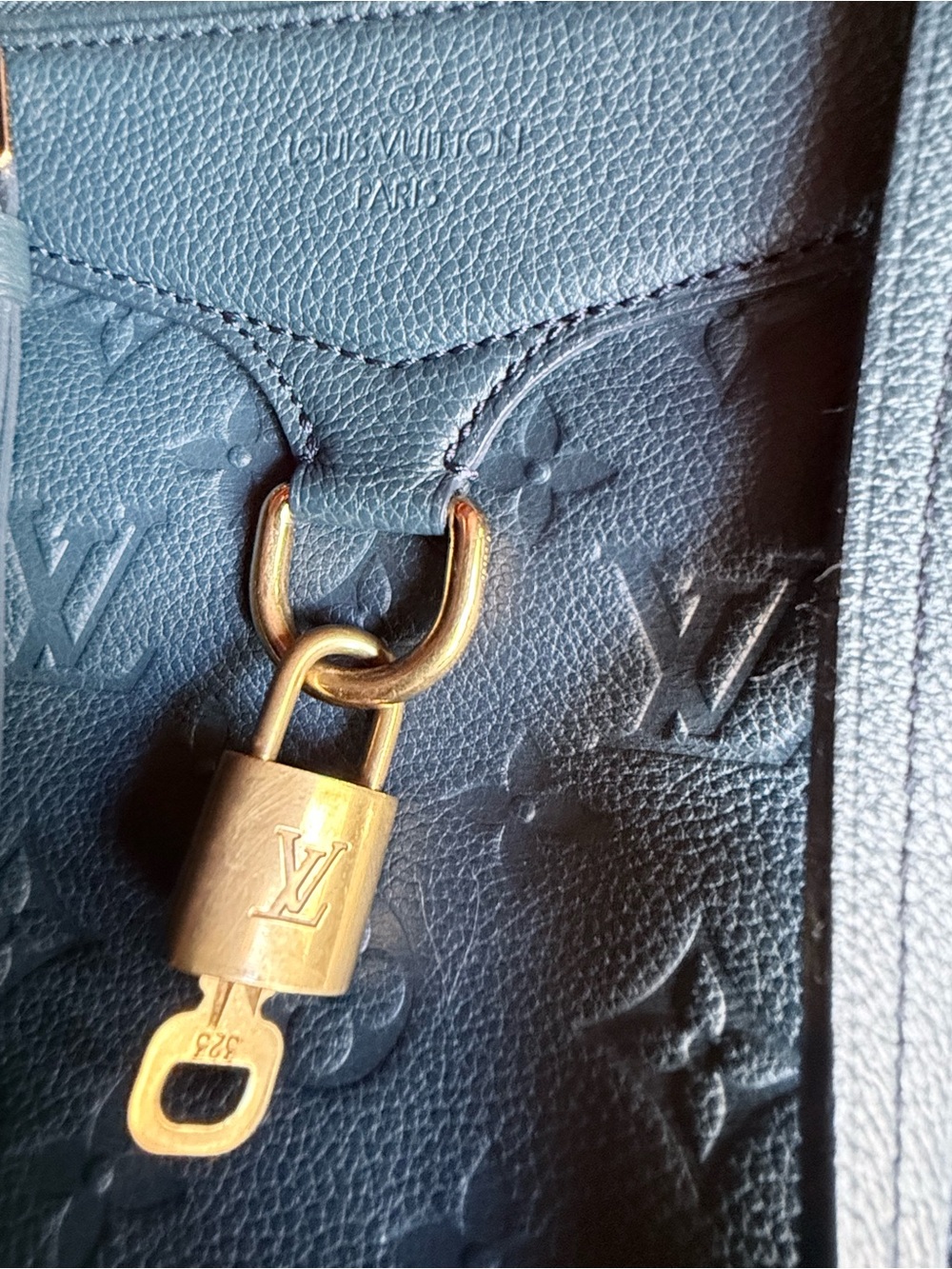 Louis Vuitton Brass Padlock Key Holder